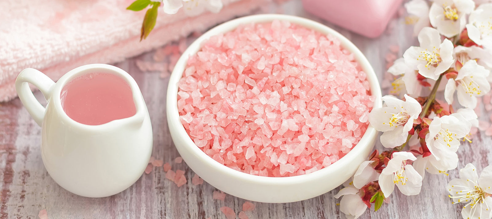 Pink Himalayan Salt Body Scrubs