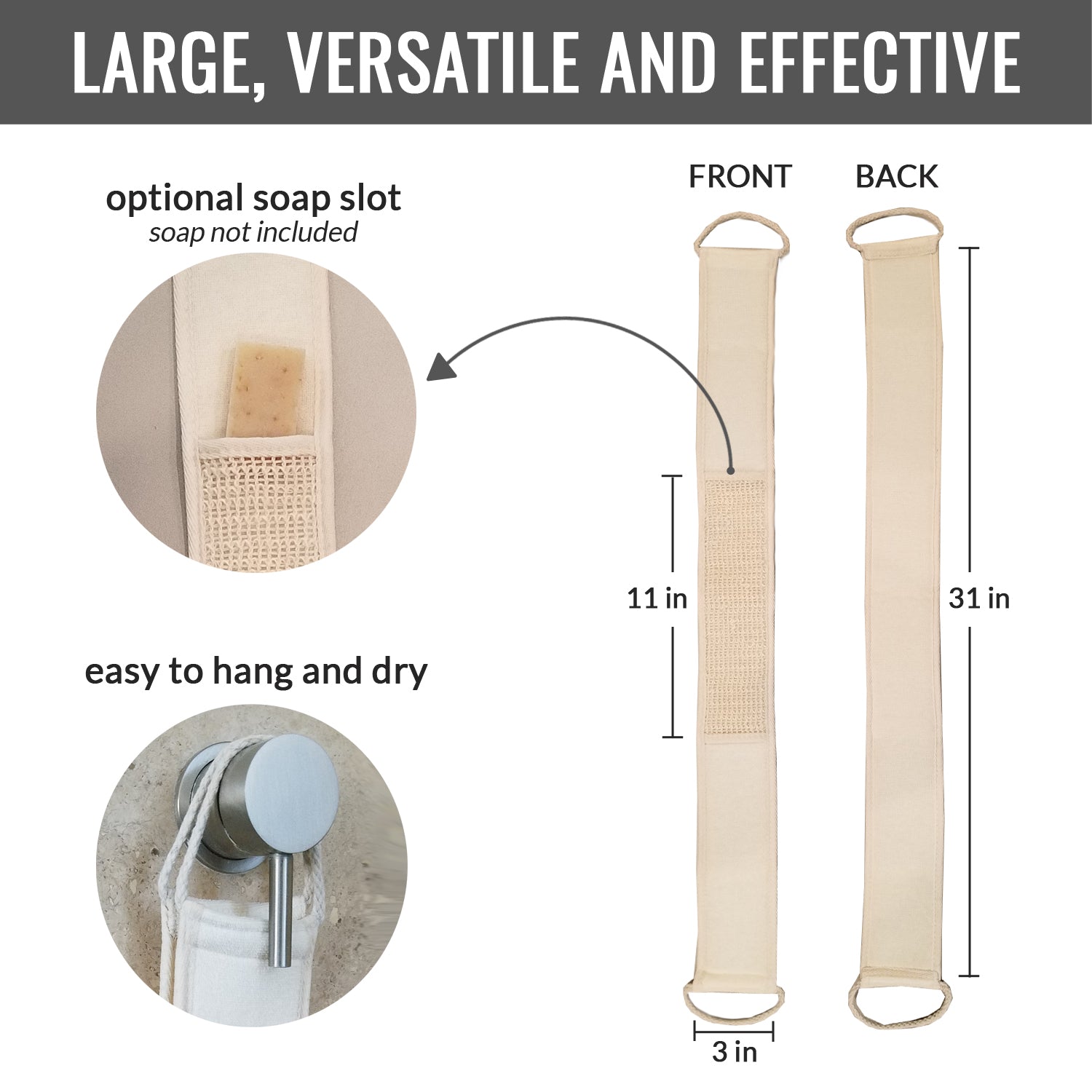 Ultra Exfoliating Back Scrubber