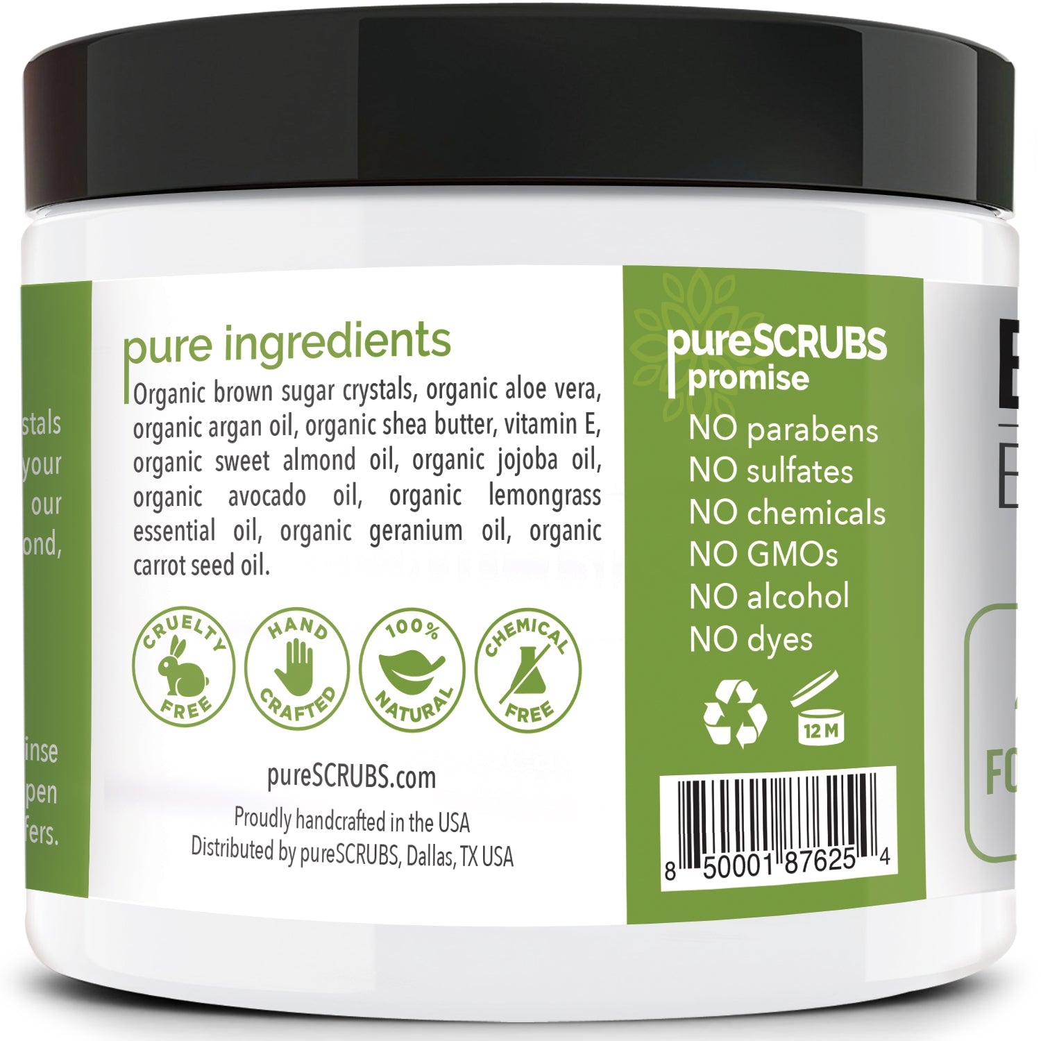 Lemongrass Body Scrub / Brown Sugar / Premium Blend #29