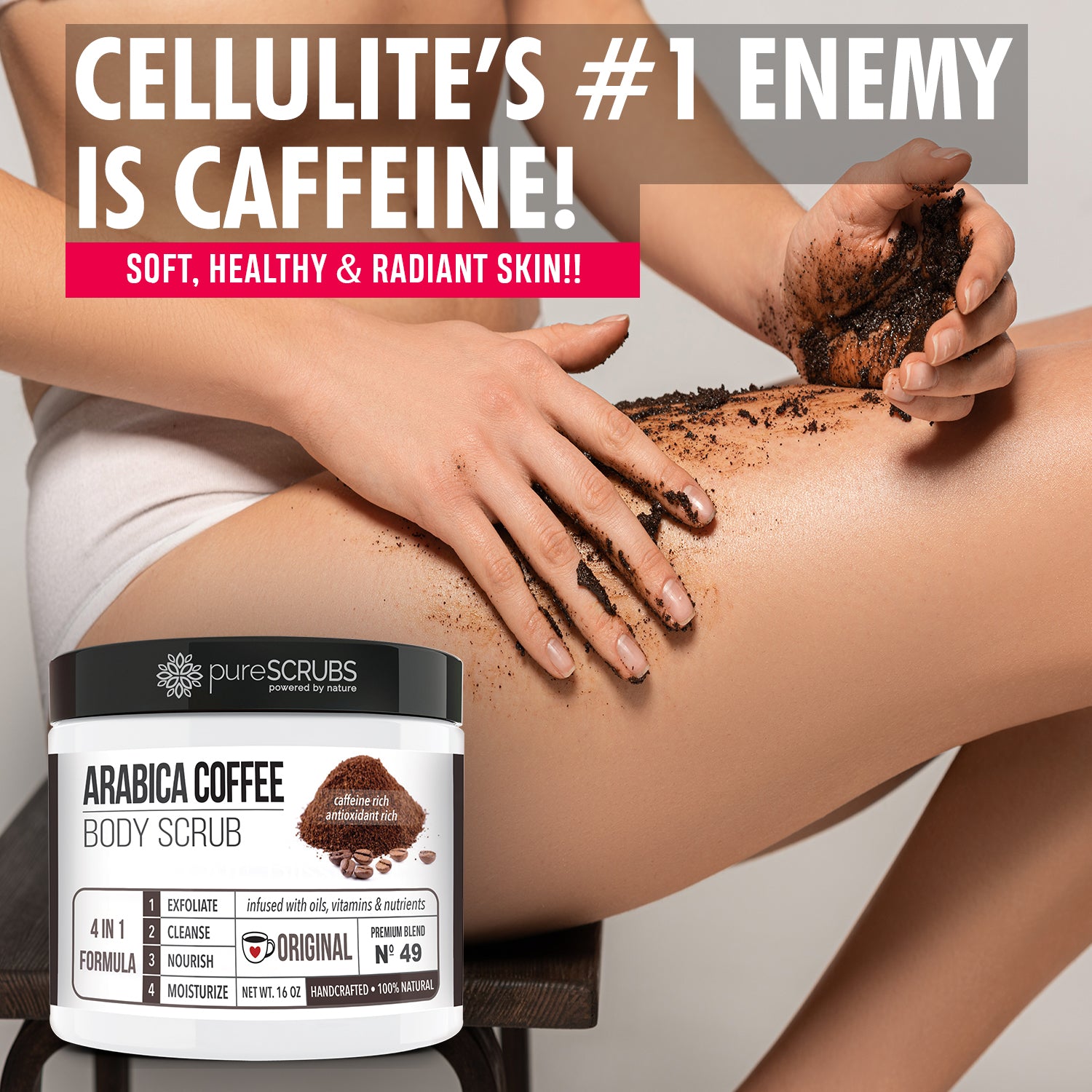 Original Body Scrub / Arabica Coffee / Premium Blend #49